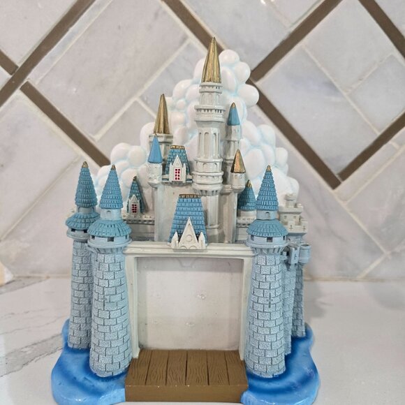 Cinderella Castle Walt Disney World Ceramic picture frame With Golden Spires & B - Picture 8 of 10